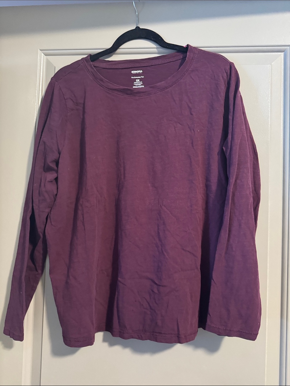 Sonoma Long Sleeve Tee in Deep Plum
